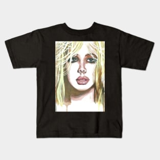 Portrait of Leona Kids T-Shirt